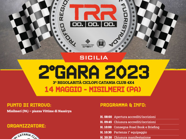 2° gara TRR Sicilia 2023