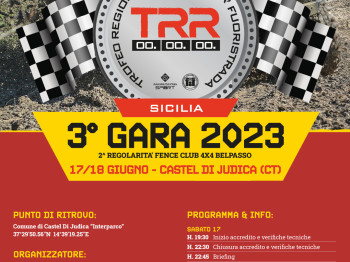 3° gara TRR Sicilia 2023