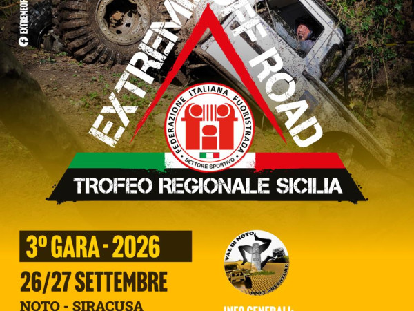 3ª gara 2026 Extreme Offroad – Trofeo Regionale Sicilia