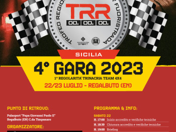 4° gara TRR Sicilia 2023