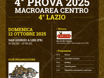 4° Prova 2025 macroarea Centro Lazio