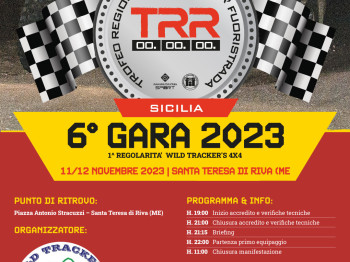 6° gara TRR Sicilia 2023