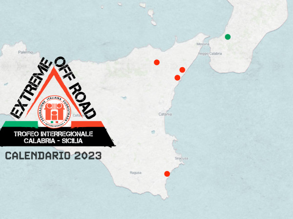 Calendario 2023 Trofeo Interregionale Calabria & Sicilia Extreme offroad