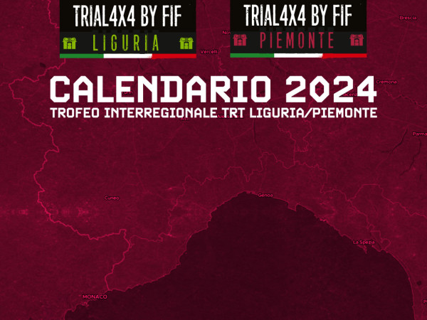 Calendario TRT Liguria/Piemonte 2024