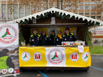 La Protezione Civile FIF – ASTI OdV al Magico Paese di Natale di Asti